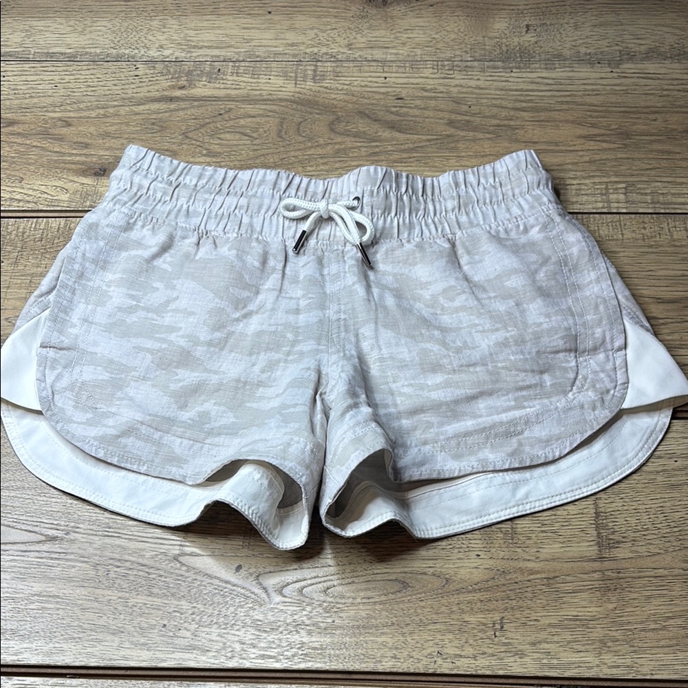 Women's Athleta Cabo Tide Linen Shorties Size 0